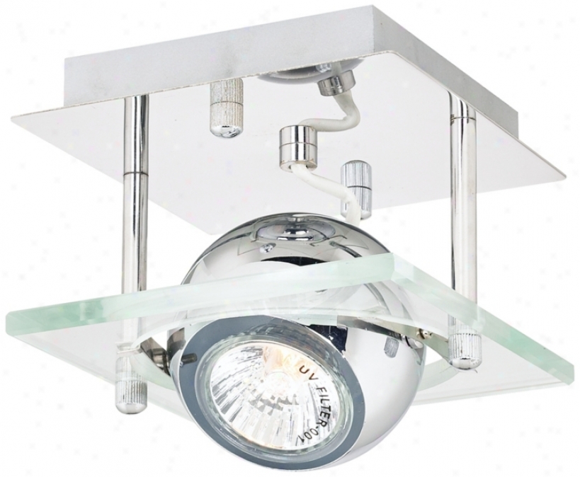 Pro Track&#174; Orb Chrome And Glass 5" Wide Ceiling Light (r5962)