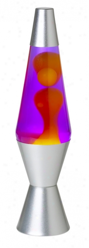 Purple And Yellow Lava Lamp (67507)