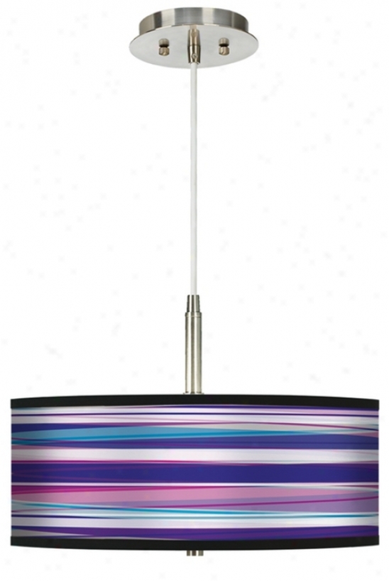 Purple Neon Giclee Pendant Chandelier (g9447-h1044)