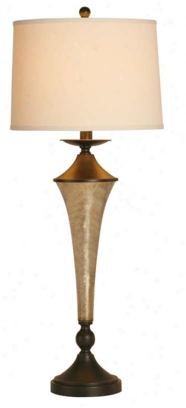 Raschella Fairfax Tall Glass Column Slab Lamp (f1519)