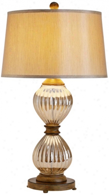 Raschella Mercury Glow Glass Table Lamp (w9810)
