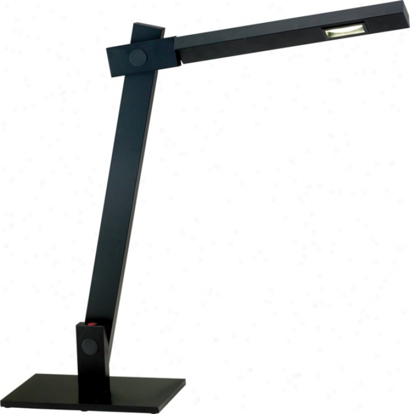 Reach Black Led Adjustable Desk Lamp (m1246)