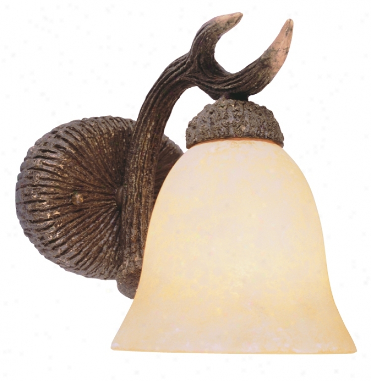 Autograph copy Deer Antler 11&qyot; High  Wall Sconce (67937)