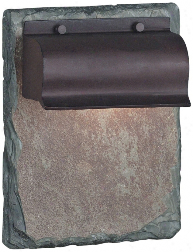 Retron Natural Slate And Copper 10" High Outdoor Wall Easy  (j7571)
