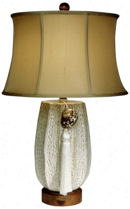 Returning Tide Ceramic Table Lamp By The Natural Light (f9401)