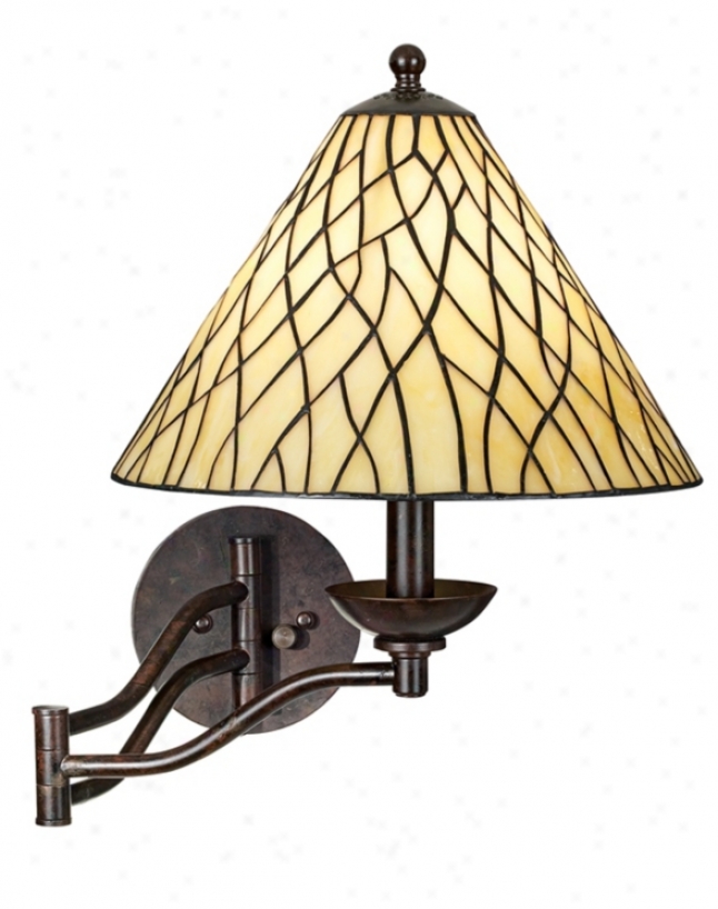 Robert Louis Tiffany&#174; Iron Vine Swing Arm Wall Lamp (50695)