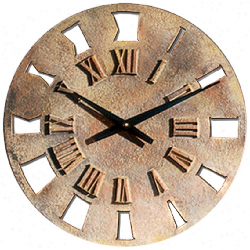 Roman Numerals 14" Wid3 Battery Powered Wall Clock (m0282)