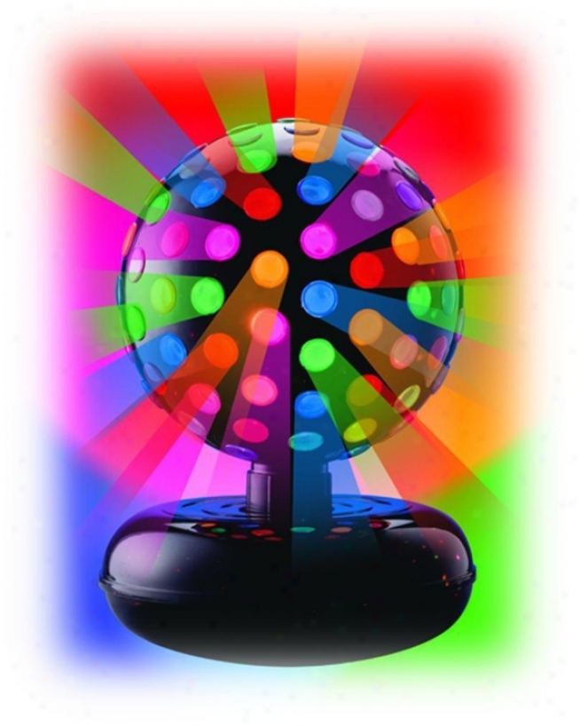 Rotating Multicolor 10" Disco Dance (j7050)