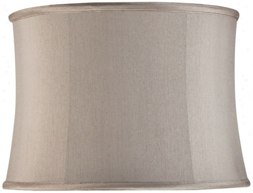 Round Gray Patterned Shade 13x14x10 (soider) (y1836)