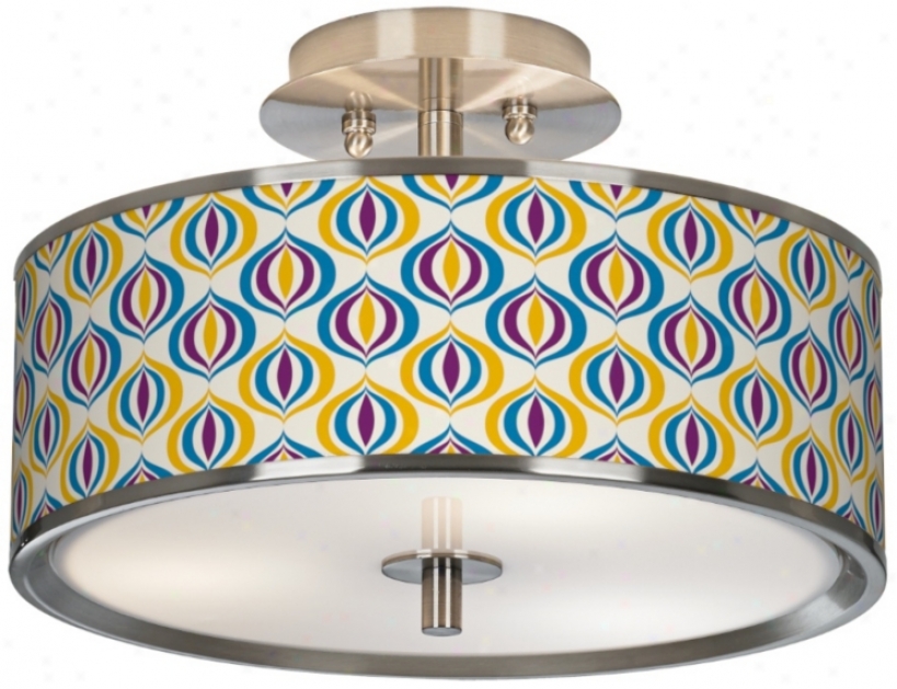 Scatter Giclee Glow 14" Wide Ceiling Light (t6396-y2790)