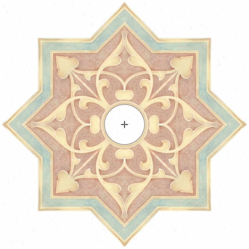 Seville Giclee 24" Wide Repositionable Ceiling Medallion (y6571)