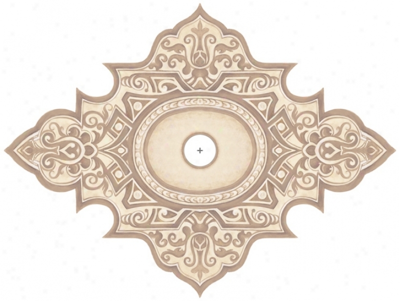 Somerset Giclee 48" Wide Repositionable Ceiling Medallion (y6583)