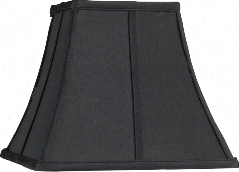 Square Curved Black Lamp Degree 6x11x9.75 (spider) (39136)