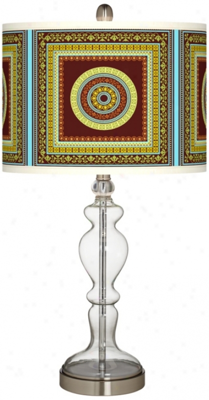 Stacy Garcia Tiber Medallion Garnet Apothecary Table Lamp (w9862-y7357)