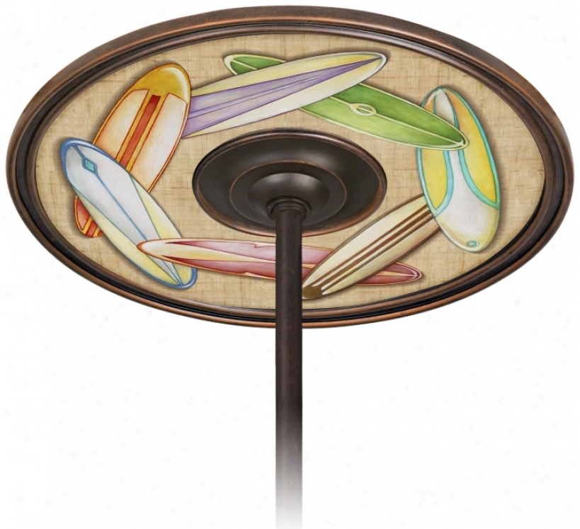Surfboards Aloha 6 1/2" Opening Bronze Ceiling Blow  Medallion (h3293-j0702)