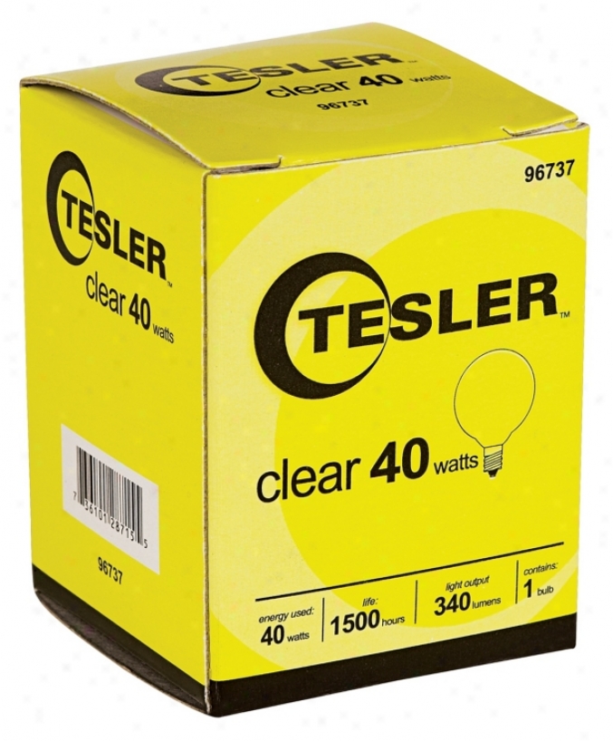 Tesler 40 Watt G12 1/2 Clear Candelabra Instruction Bulb (96737)