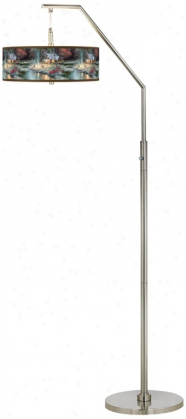 Thomas Kinkade The End Of A Perfect Day Ii Arc Floor Lamp (h5361-w8749)