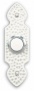 Basic Series Hammered White With White Doorbell Button (k6304)