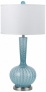 Candice Olson Oasis Aqua Hand-blown Glass Table Lamp (v9760)
