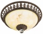 Crest Leaf And Crystal Accent 16 1/2" Wide Ceiling Light (96123)