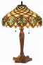 Garden Trellis Tiffany Style 25" High Table Lamp (j6810)