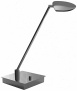 Modnoluz Pelle Straight Chromium Square Base Led Desk Lamp (v1556)