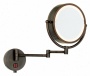 Oil Rubbed Bronze Swing Arm Plug-in Lighted Vanity Mirror (90372)