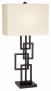 Possini Euro Design Bkack Bronze Floating Squares Table Lamp (67982)