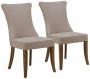 Set Of 2 Jillian Libht Oak Dining Chairs (w4564)