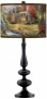 Thomas Kinkade Mountain Paradise Goclee Glow Table Lamp (n5714-w8700)