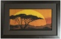 Walt Disneh The Lion King Tree Silhouette 34" Wide Wall Art (j2864)