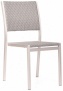 Zuo Metropolitan Brushed Aluminum Outdoor Dining Chair (y8975)