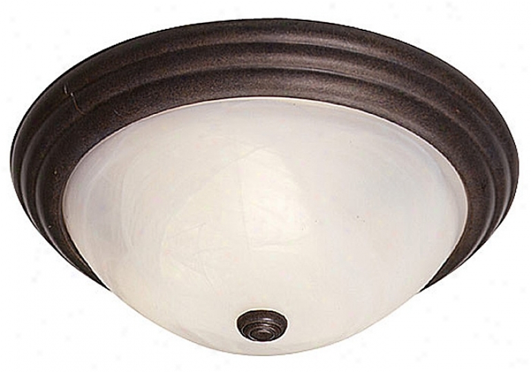 Traditional Bronze Finish 13" Wide Ceiling Light Fixture (12592)
