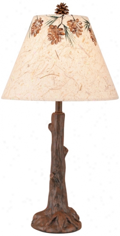 Tree Trunk With Roots Accent Lamp (p4015)