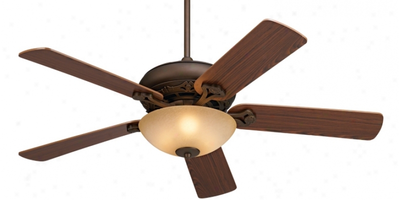 Trilogy 52" With Scavo Bowl Dual Mount Ceiling Fan (43969-13722)