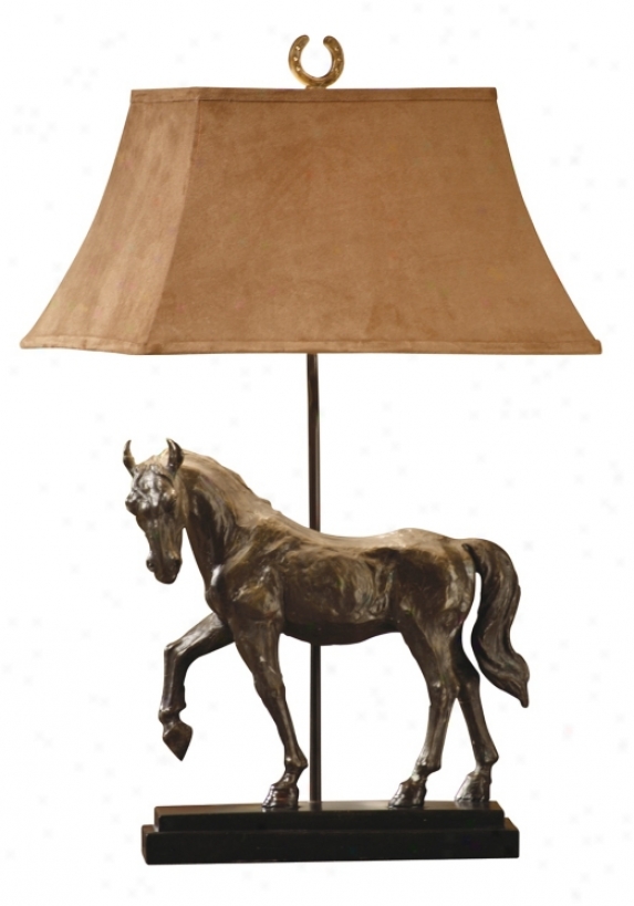 Triple Crown Race Horse Table Lamp (k1262)