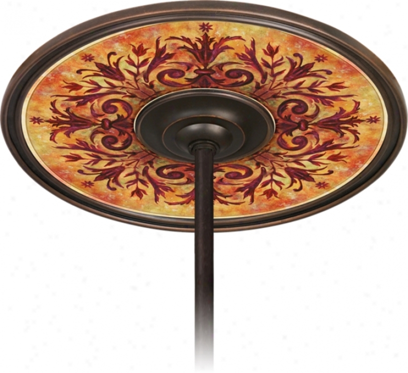 Tuscan Torture  6 1/2" Opening Bronze Ceiling Excite Medallion (h3293-h3637)