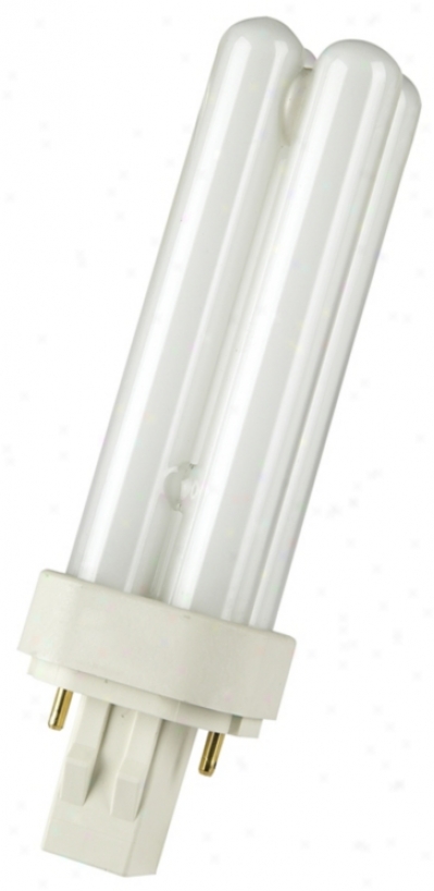 Two- Pin Quad 13-watt Compact Fluorescent Light Bulb (19635)