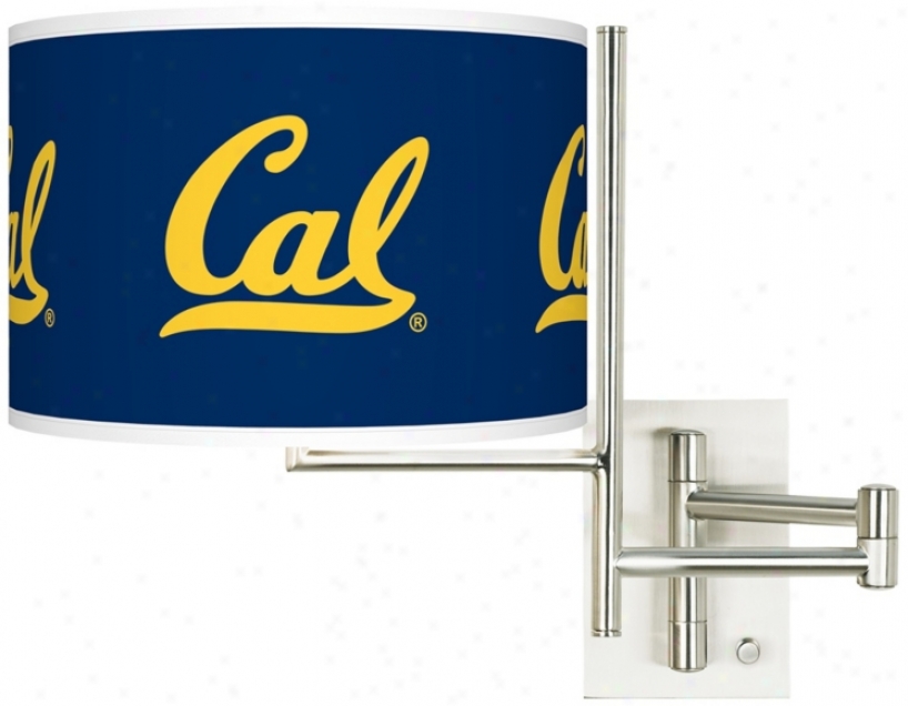 University Of California Berkeley Steel Swing Arm Wall Light (k1148-y3237)