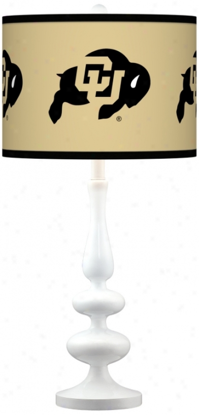 Universsity Of Colorado Gloss Of a ~ color Table Lamp (n5729-y3329)