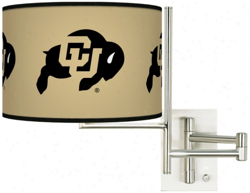 University Of Colorado Steel Swing Arm Wall Light (k1148-yy3239)