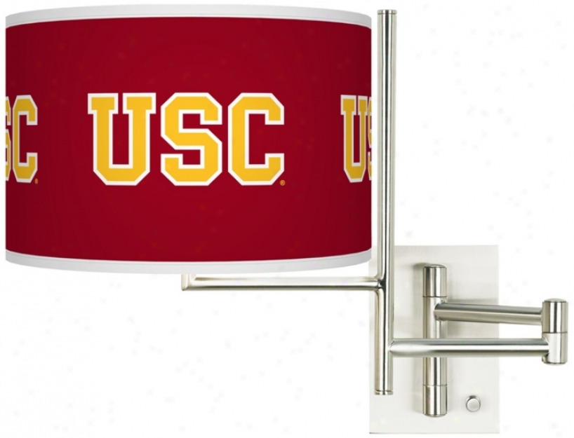 Unkversity Of Sothern California Steel Swing Arm Wall Light (k1148-y3250)