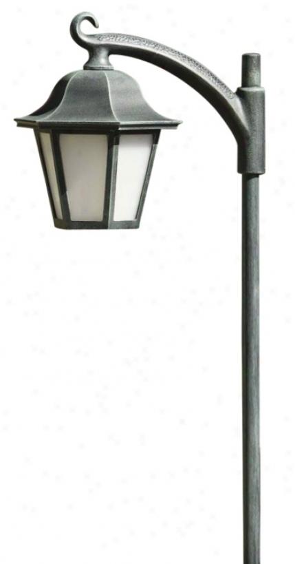 Verde Lantern With Opal Acrylic 25 1/2" High Path Light (m0040)