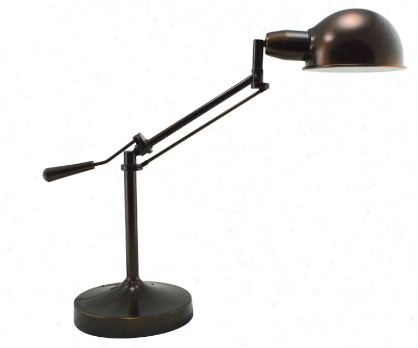 Verilux Brookfield Aged Bronze Finish Desk Lamp (g1665)