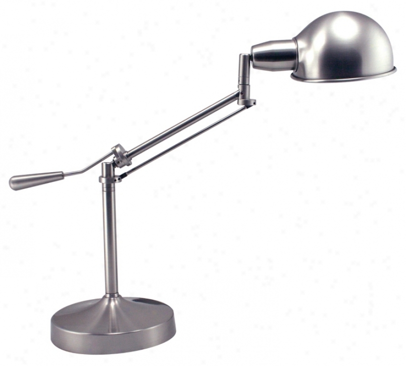 Verilux Brookfield Brushed Steel Finish Desk Lamp (g1663)