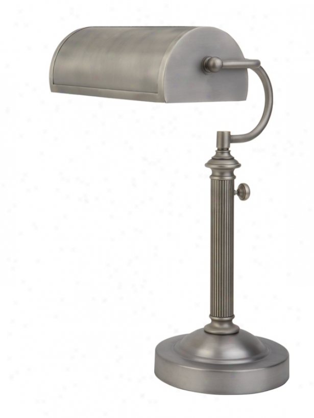 Verilux Princeton&#8482; Antique Nickel Polish Desk Lamp (g2522)