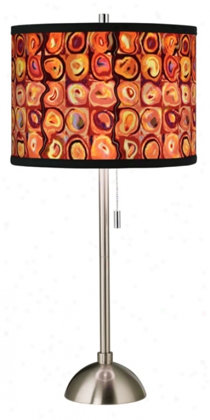 Vibrating Colors Giclee Style Art Shade Table Lamp (60757-00116)