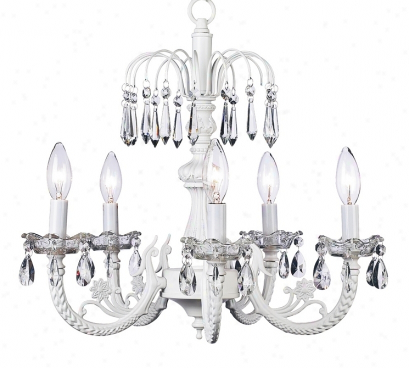 Cataract White 18 1/4" Wide Chandelier (t2106)