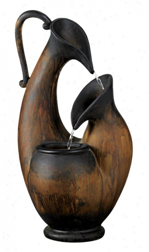 Weathered Jug Tabletop Fountain (60647)