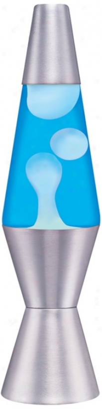 White And Blue Accent Lava &#174; Lamp (t9728)